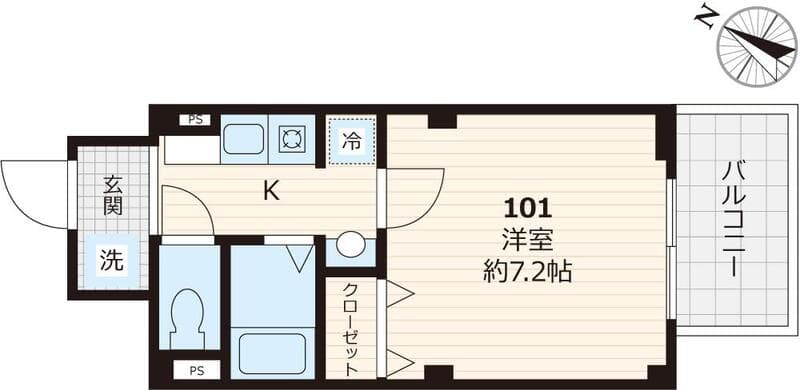 マイン　ガルテン 1階の間取り 1