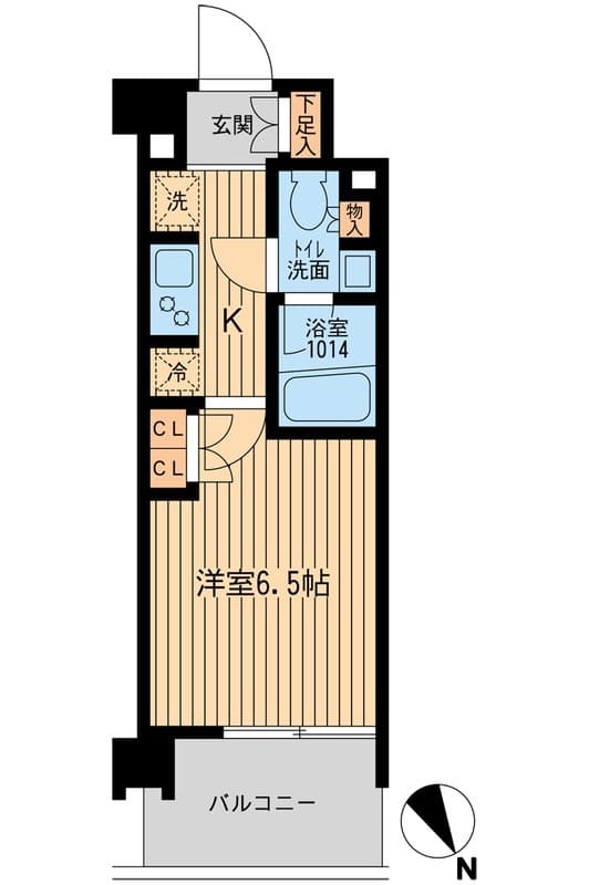 ＢＬＥＳＳ上池袋 4階の間取り 1