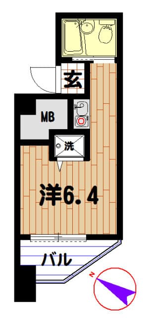 アーバンハイム不動前 11階の間取り 1