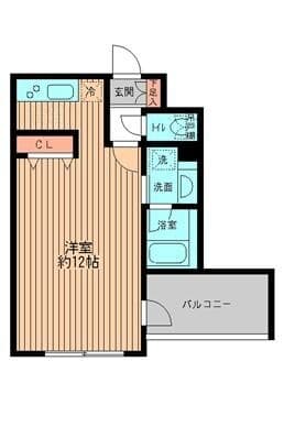 レガーロ御茶ノ水Ⅰ 5階の間取り 1