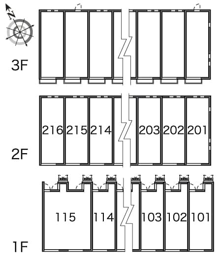 レオネクスト壽光Ⅲ 1階の間取り 1