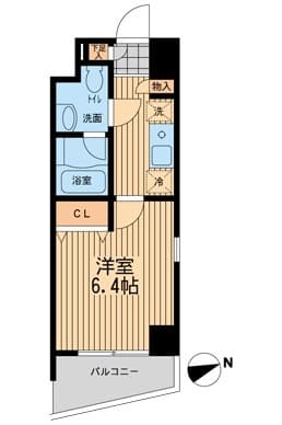 ライブコート大鳥居 2階の間取り 1