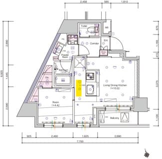 SYFORME ITABASHIⅡ 4階の間取り 1