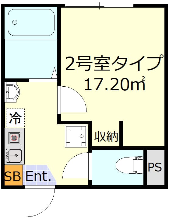 ブルーシエル羽田 1階の間取り 1