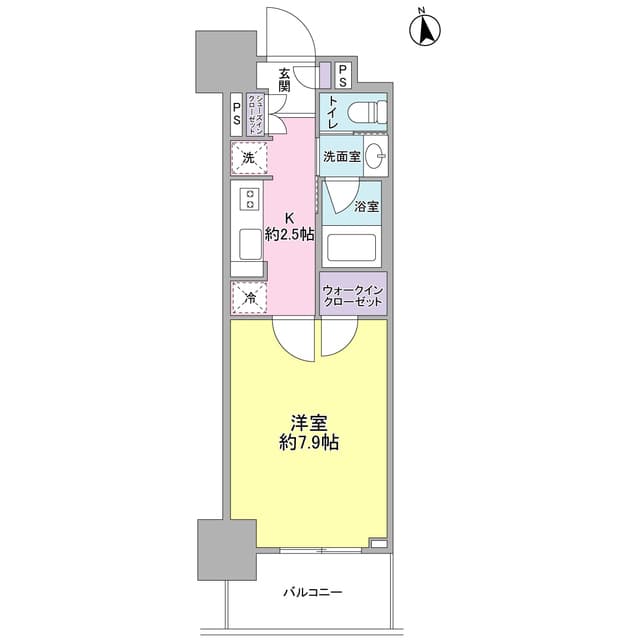 スタイリオ品川中延 5階の間取り 1