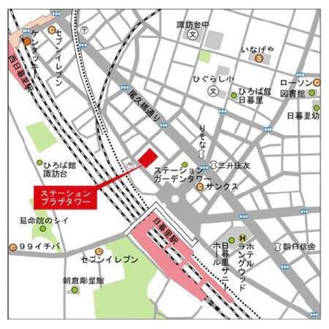 ステーションプラザタワー 19階の地図 1