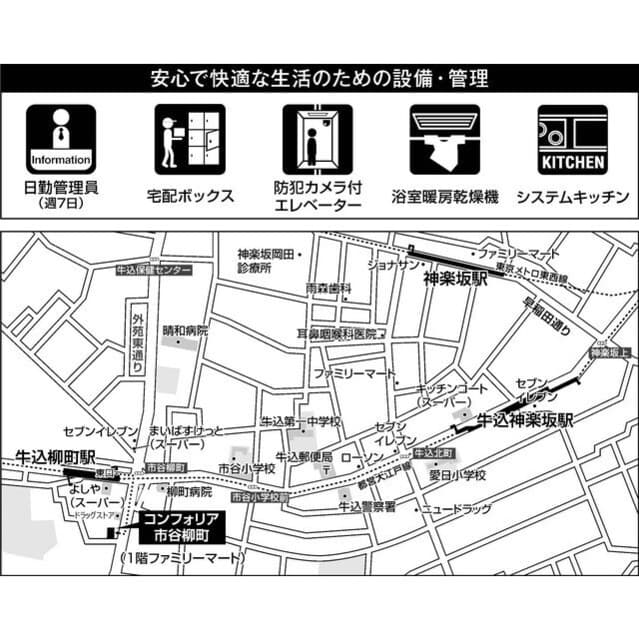 コンフォリア市谷柳町 11階のその他 1