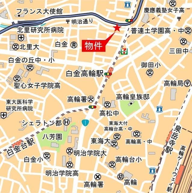 ＳＨＩＲＯＫＡＮＥ　Ｔｈｅ　ＳＫＹ　Ｅ棟 40階の地図 1