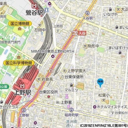 Ｌｉｖｅ　Ｃａｓａ上野 4階の地図 1