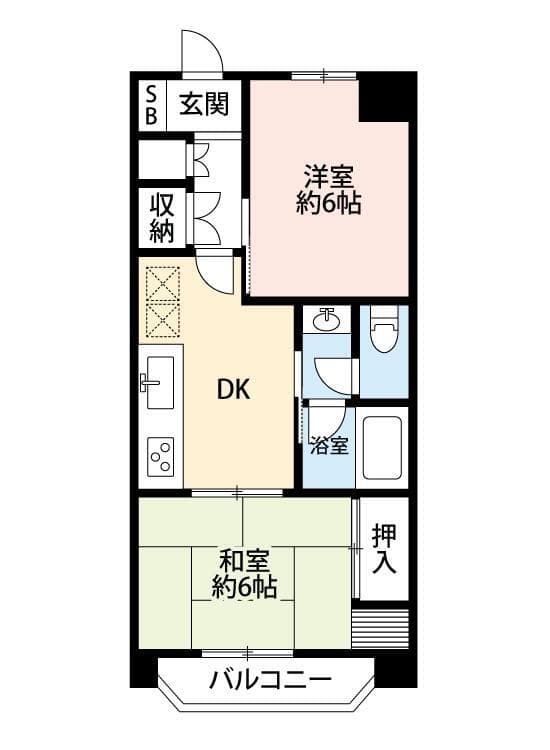 ヴィップハイム 3階の間取り 1