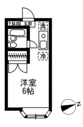 ベルシオン目白 2階の間取り 1