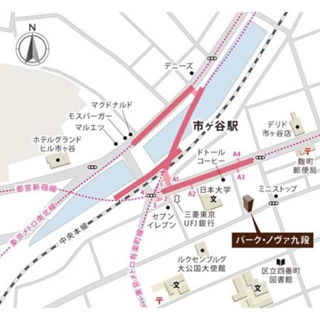 パーク・ノヴァ九段 4階の地図 1