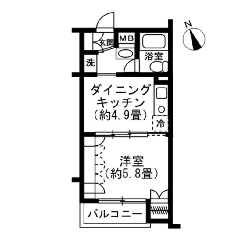 SOCIETY SAKURA-SHIMMACHI 1階の間取り 1
