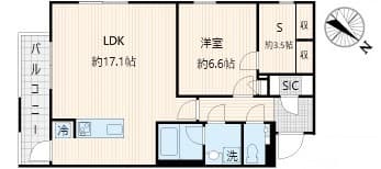 (仮称)新築・中央区築地6丁目PJ 5階の間取り 1