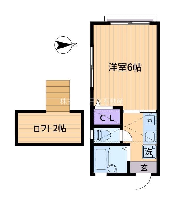 北沢シンフォニア 2階の間取り 1