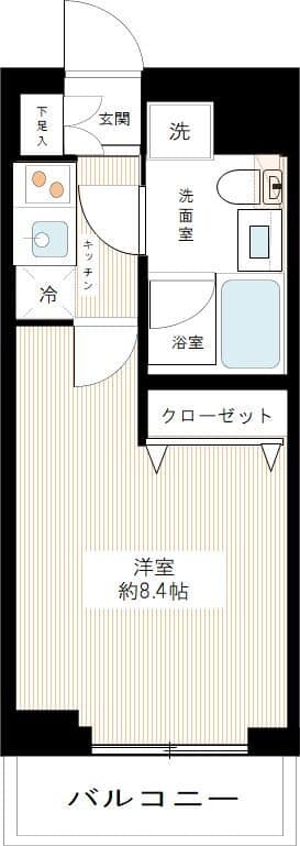 ＡＲＣＯＢＡＬＥＮＯ ＨＡＮＥＤＡ 103の間取り 1