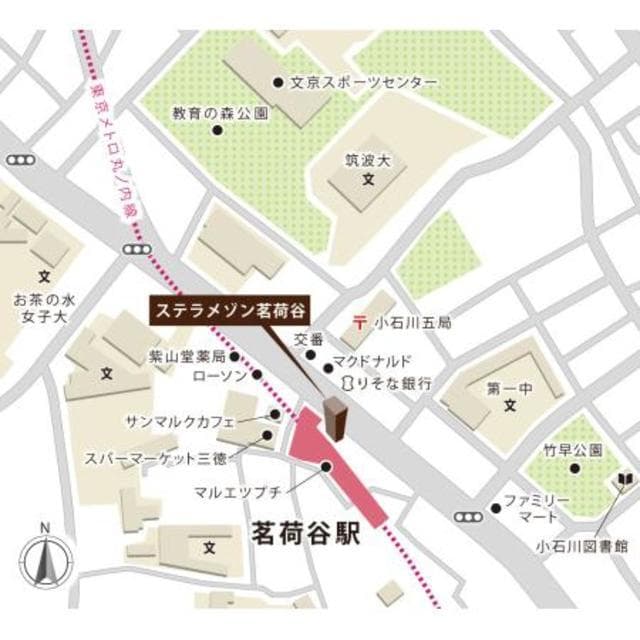 ステラメゾン茗荷谷 14階の地図 1