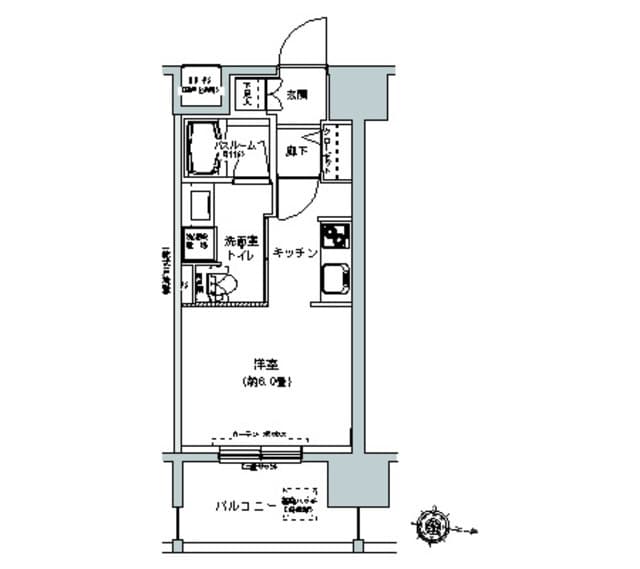 パークキューブ板橋本町 309の間取り 1