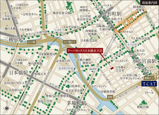 アーバネックス日本橋水天宮 4階の地図 1