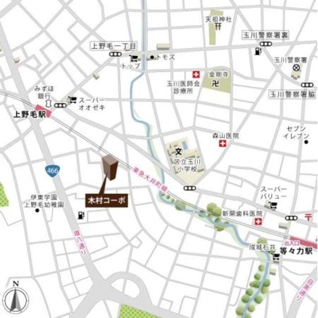 木村コーポ 201の地図 1