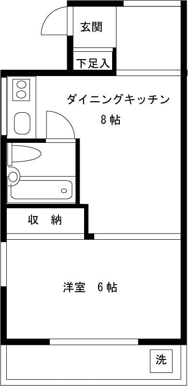 アルピーヌ 1階の間取り 1