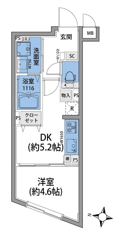 ラヴィエール戸越公園 4階のその他 1