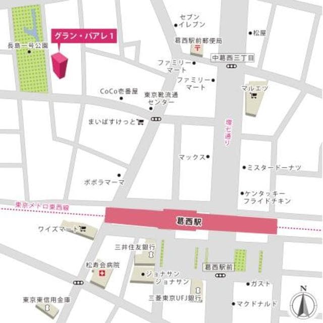 グラン・パァレ１ 7階の地図 1