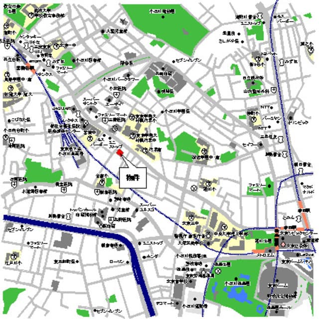 マチュリティ小石川 5階の地図 1