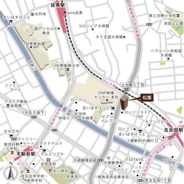 松葉 10階の地図 1