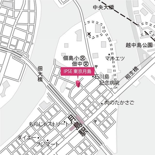 ＩＰＳＥ東京月島 703の地図 1