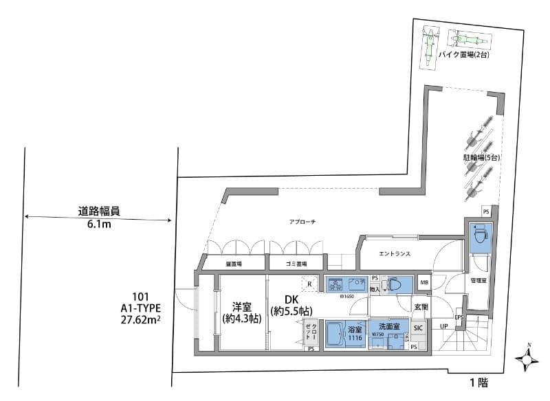 ラヴィエール戸越公園 4階のその他 3