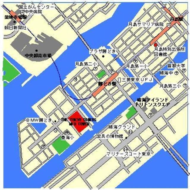 ＴＨＥ　ＴＯＫＹＯ　ＴＯＷＥＲＳ　ＭＩＤＴＯＷＥＲ 29階の地図 1