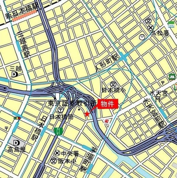 パークリュクス日本橋 13階の地図 1