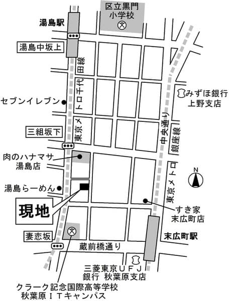神田ハイム 7階の地図 1