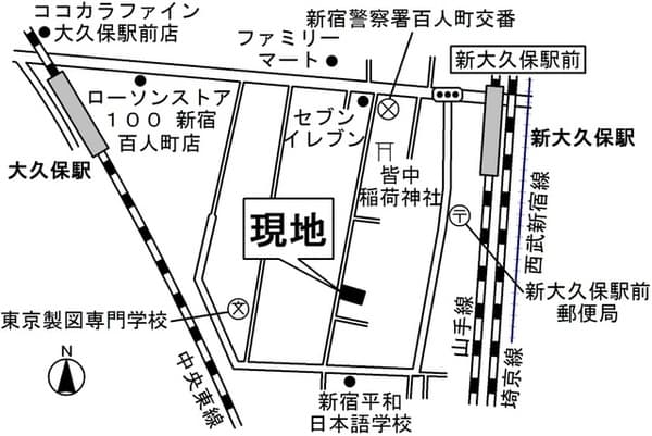 シオン 3階の地図 1