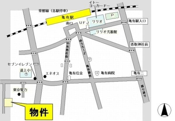 セリオ七番館 4階の地図 1