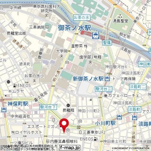 新御茶ノ水駅 徒歩4分 マンション 3階の地図 1