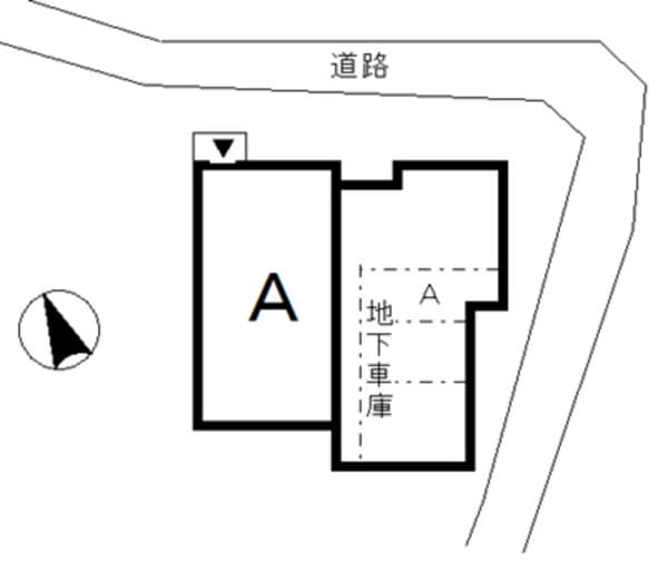 三田２丁目住宅 1階の地図 1