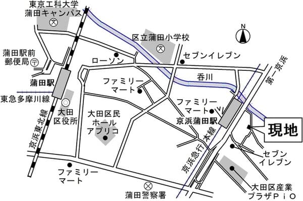 ＷＩＮＤ　ＢＥＬＬ 3階の地図 1