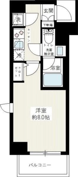 ＭＡＸＩＶ上板橋ＡＺ 2階の間取り 1