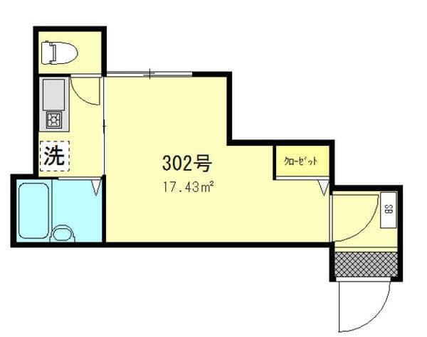 アークガーデン亀戸 ３０２の間取り 1