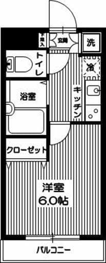 スカイコート練馬桜台 1階の間取り 1