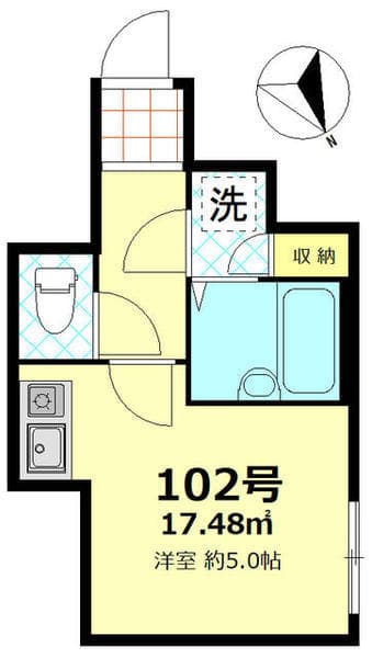 コンフォール駒込 1階の間取り 1