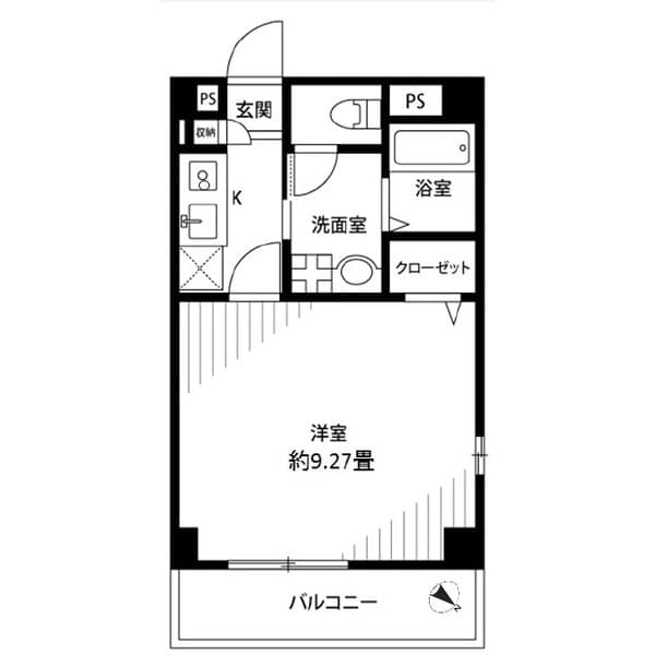 アンプルールフェール茂木 1階の間取り 1