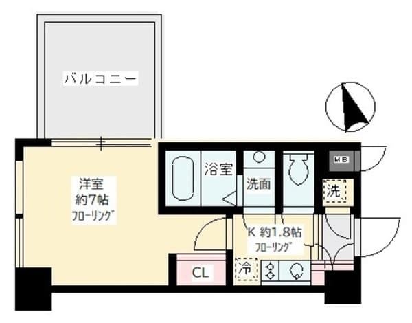 フォンターナ狛江 4階の間取り 1