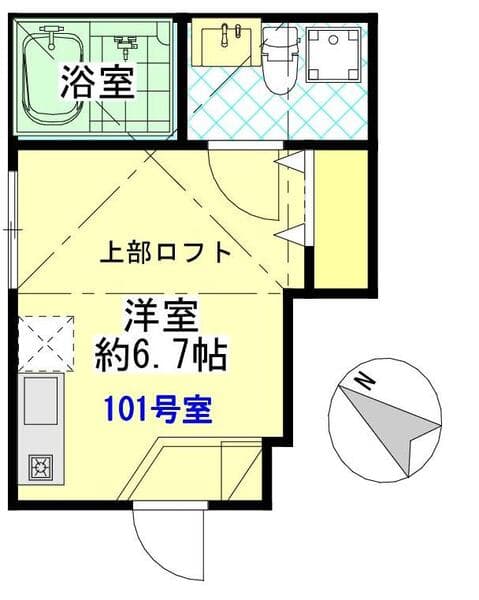 FERIO綾瀬イーストコート 1階の間取り 1