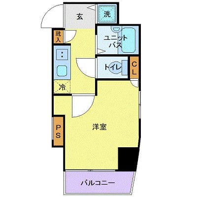 スカイコート後楽園第5 4階の間取り 1