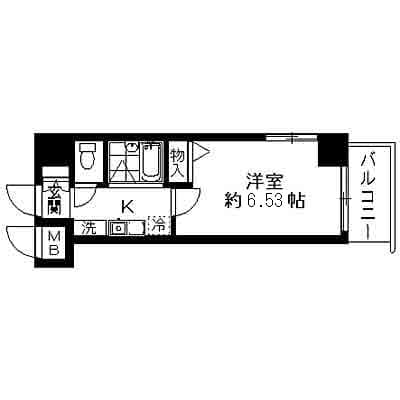 ヴェルト日本橋3 11階の間取り 1