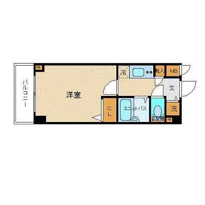 トーシンフェニックス新橋 3階の間取り 1