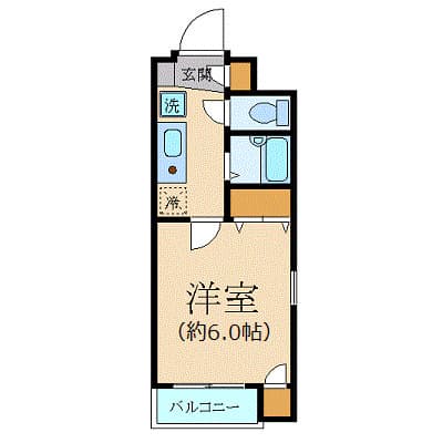 シンシア日本橋 3階の間取り 1